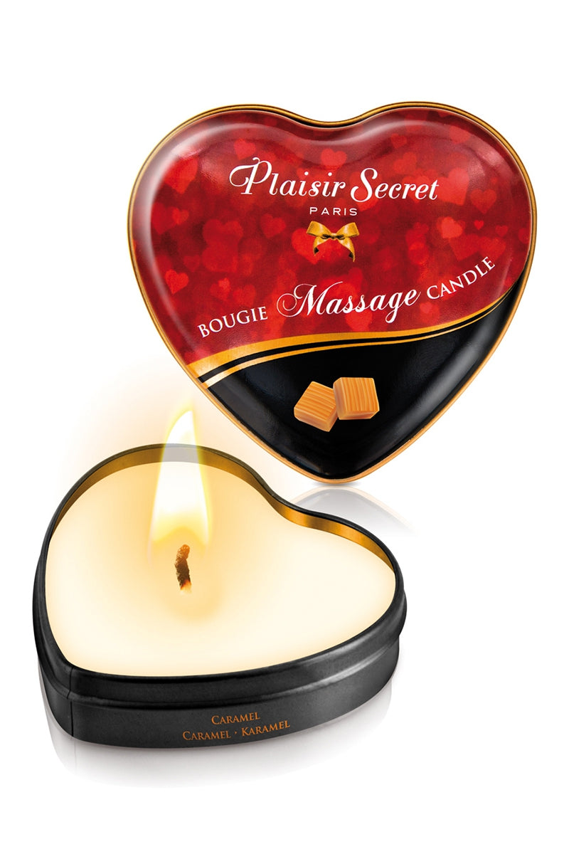 Mini bougie de massage caramel