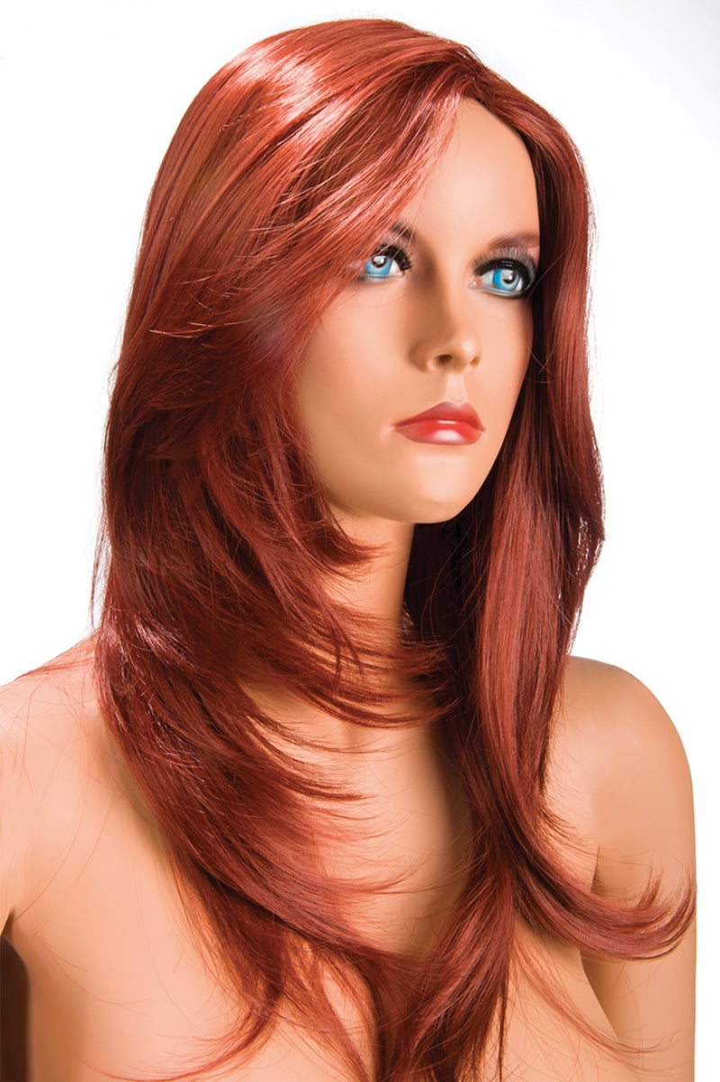 Perruque Olivia blonde, brune ou rousse