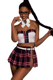 Déguisement sexy étudiante 6 pièces - J Lingerie