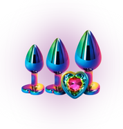 Plugs CRYSTAL HEART X 3