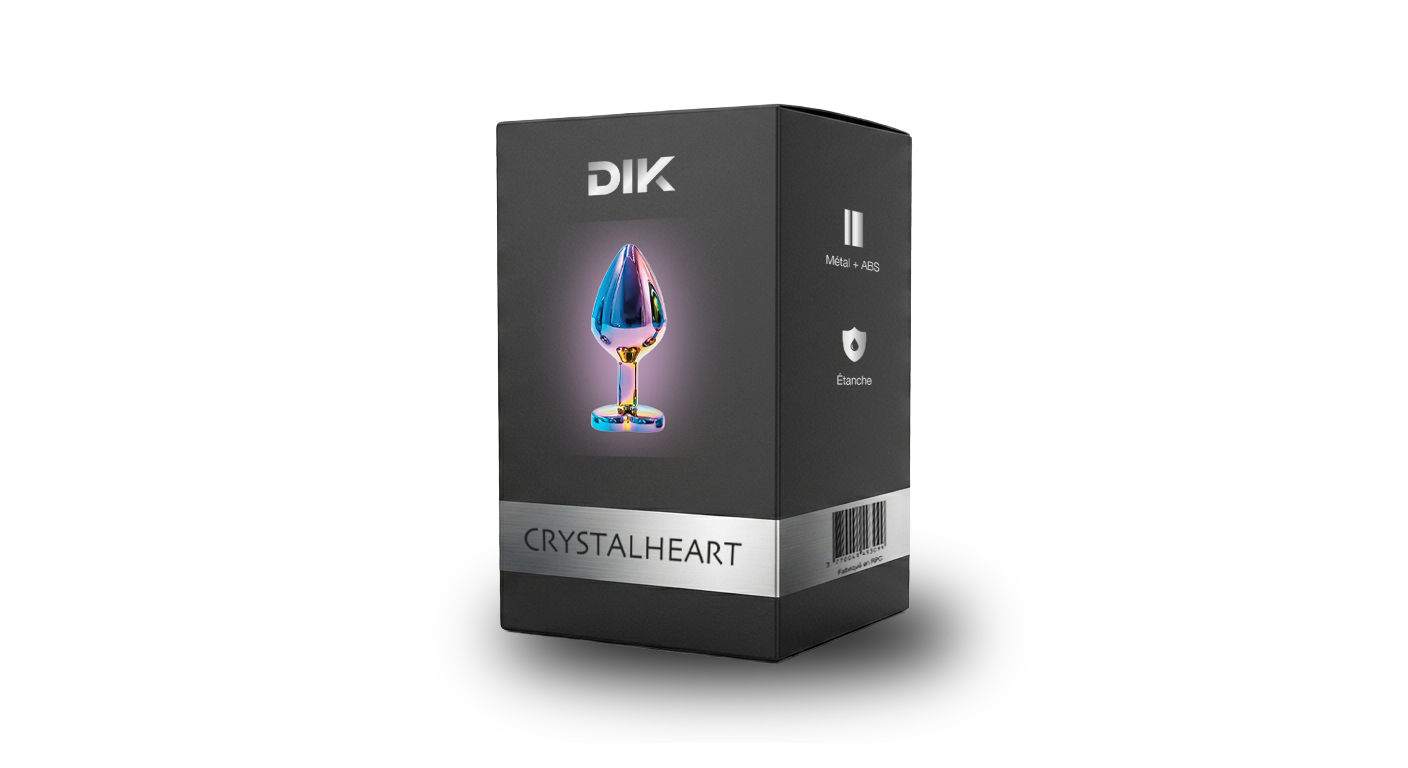 Plug CRYSTAL HEART DIK
