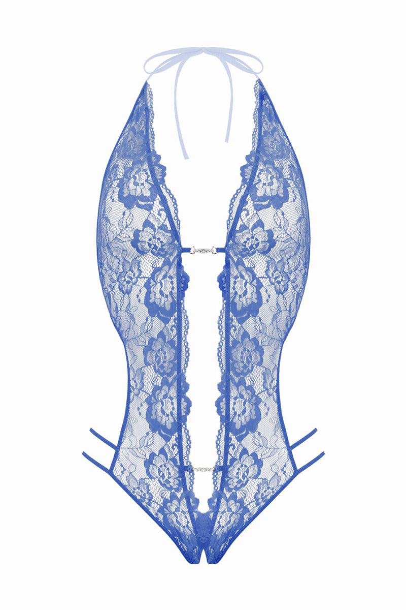 Body string ouvert Renee bleu - Christine